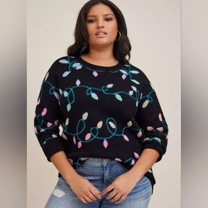 Xmas Lights Jacquard Pullover